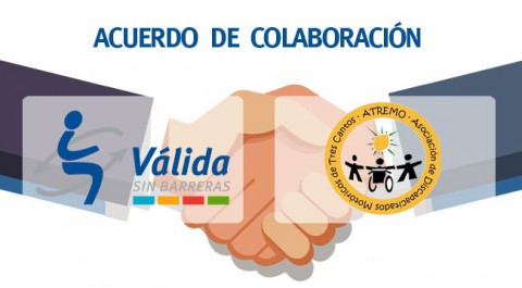 Acord de col·laboració Válida sin barreras y ATREMO