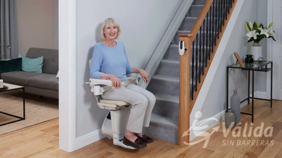 Cómo usar las sillas salvaescaleras eléctricas para escaleras