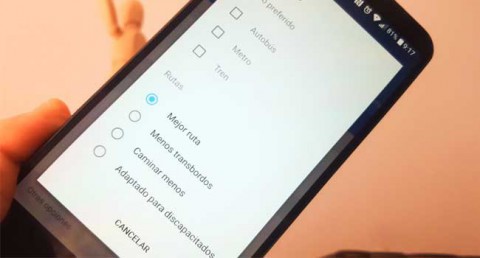 Rutes adaptades per personas en cadira de rodes Google maps