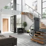 Plataforma salvaescaleras para interior Leia