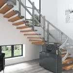Plataforma salvaescaleras Leia plegable
