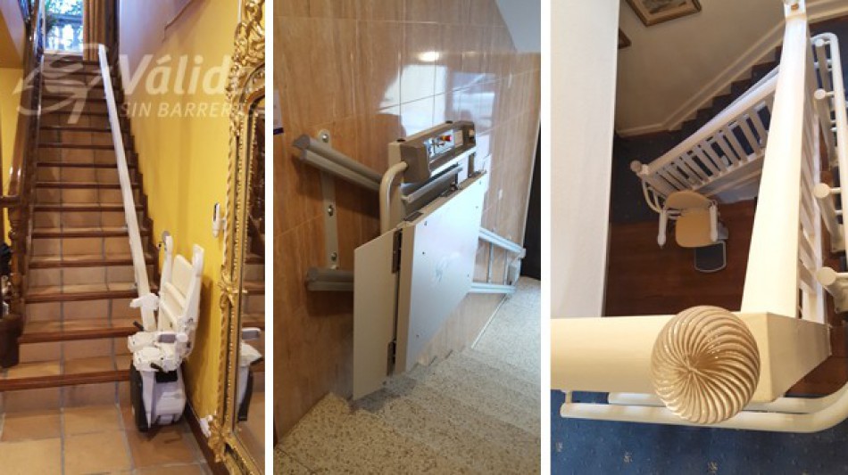 sillas y plataformas salvaescaleras instalación en Navarra y Pamplona