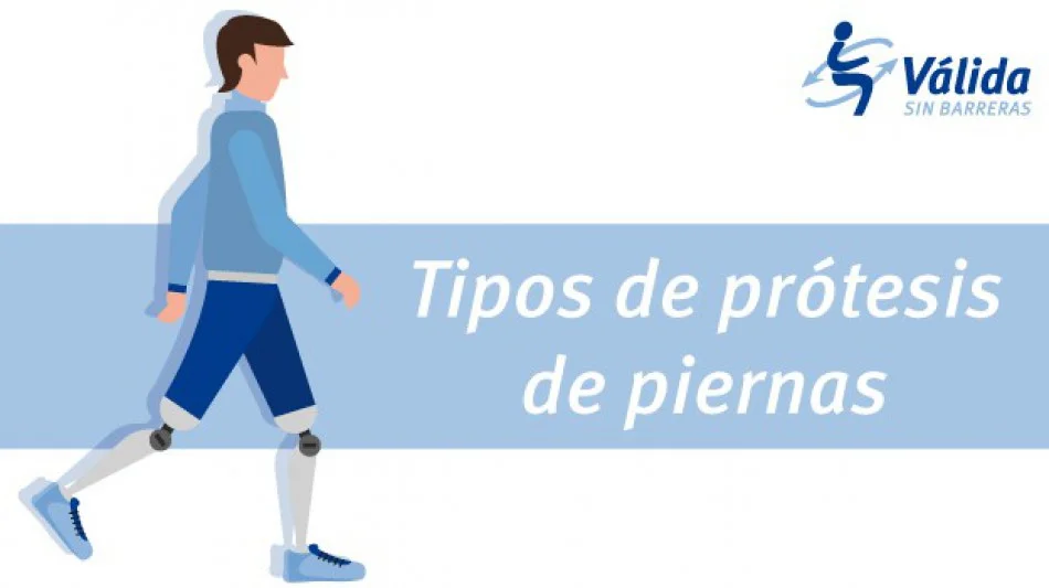 Tipos de prótesis para piernas amputadas y sus características