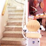 Cadira pujaescales Socius Girona Arbúcies instal·lació accessibilitat