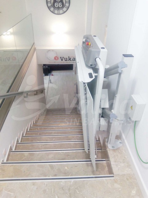 plataforma elevació vertical fisioteràpia centre Valladolid spatium