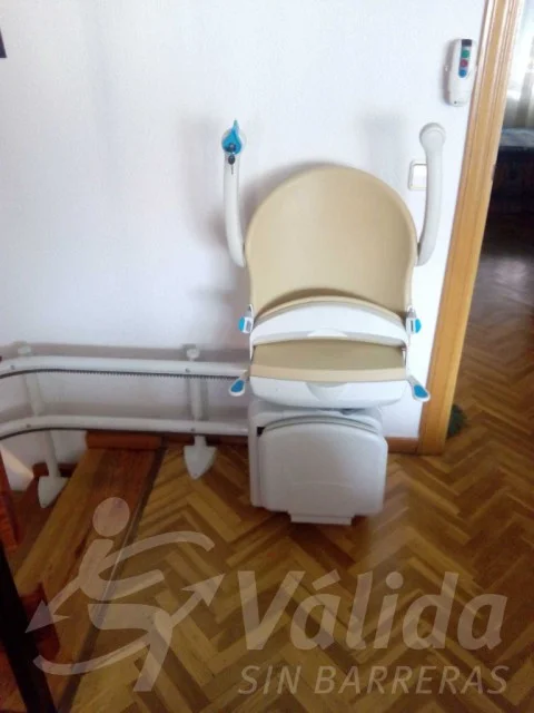 cadira salvaescales Ávila instal·lació SOCIUS