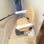 Cadira salvaescales FIDUS instal·lada a interior de casa particular de Málaga