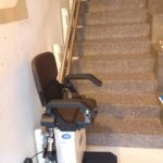 cadira elevadora amb sistema de plegat per a personas amb discapacitat a Palamós