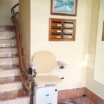 cadira salvaescales SOCIUS instal·lada a casa particular de Getxo, Vizcaya