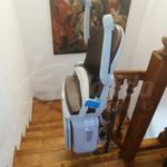 cadira elevadora instal·lació pujar assegut Jávea Alicante Valencia