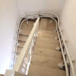 salvar un tram d'escales corb amb cadira salvaescales SOCIUS