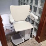cadira salvaescales per a salvar trams d'escala corbs a habitatge d'Utiel