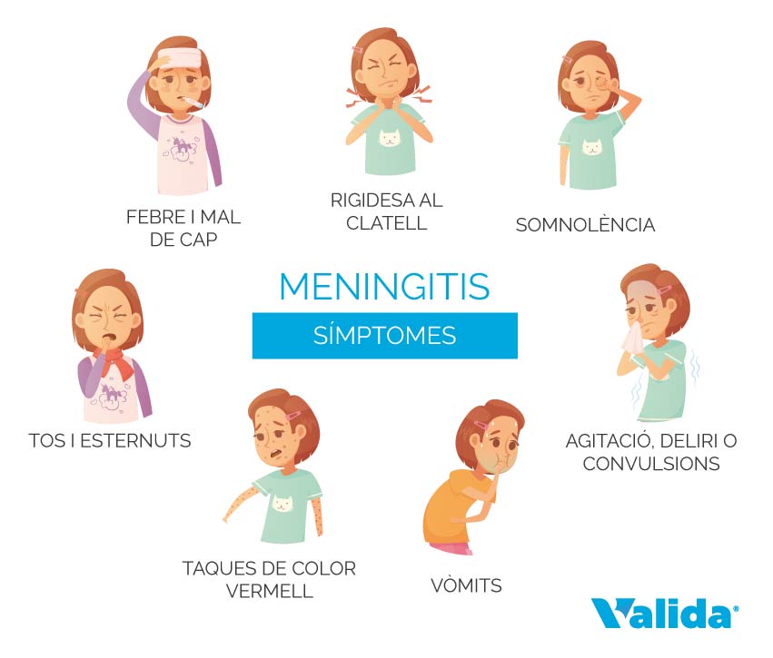 Símptomes de meningitis en nens