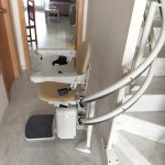 Silla salvaescaleras para casa particular en Huelva
