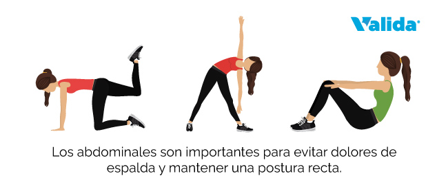 10 Ejercicios de abdominales para adultos y personas mayores 