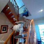 Silla salvaescaleras para escaleras estrechas y de madera en Madrid