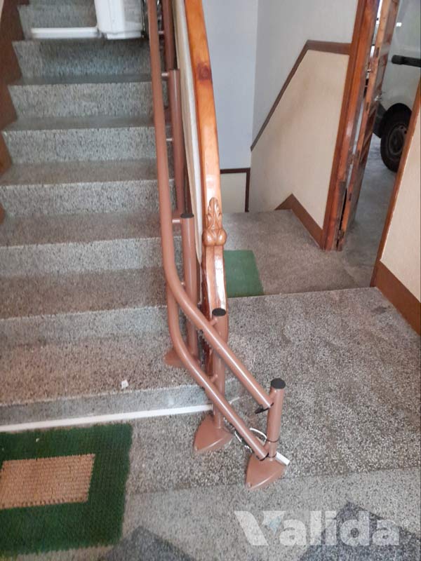 cadira salvaescales per a escales estretes a Lugo