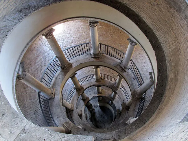 Escalera de caracol Escalera de Bramante.