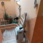 Silla sube escaleras plegable en Morón de la Frontera