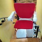 Silla salvaescaleras para casa particular en A Portela