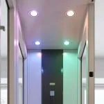 ascensor domestico elegans luces colores