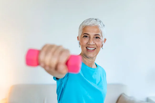 Rutina de ejercicios para personas mayores