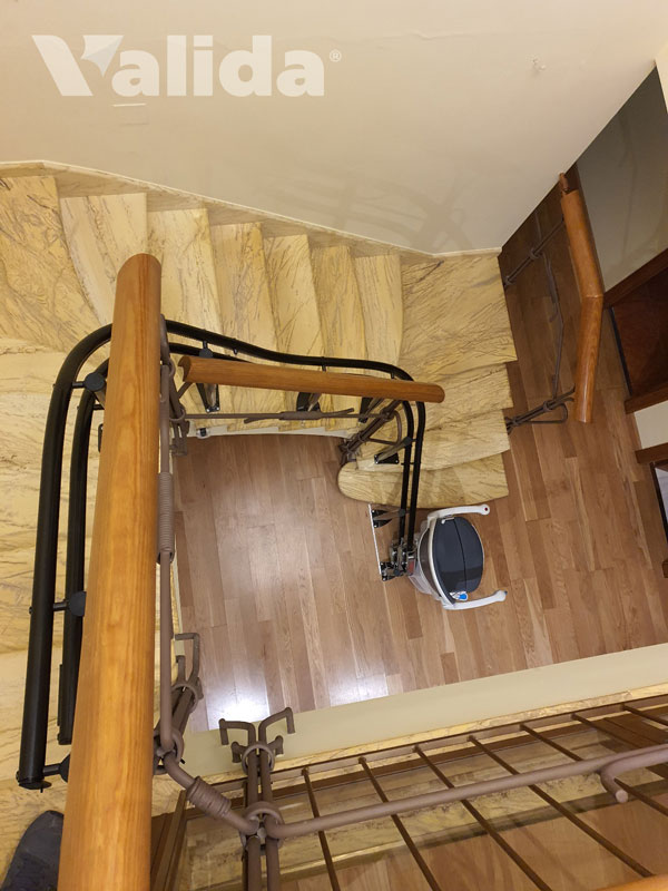 Instalación silla salvaescaleras de Albacete