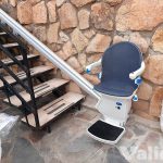Cadira elevadora per a escales rectes a Valdeaveruelo