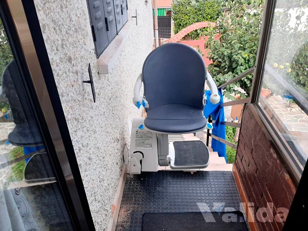 Cadira salvaescales per a casa particular a Valdeaveruelo