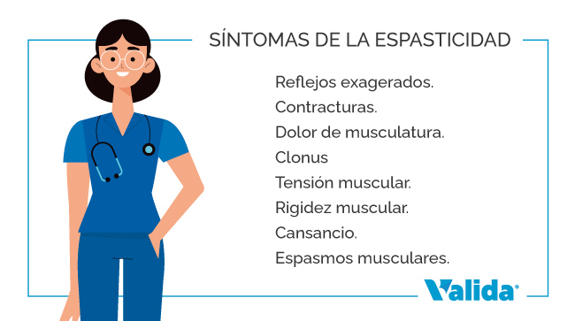 Estos son los síntomas de la espasticidad.