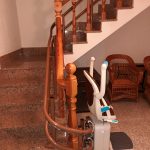 Salvaescaleras plegables en Riós