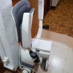 Silla sube escaleras para casa particular en Alcubierre.