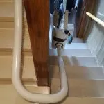 Salvaescaleras para escaleras curvas en Alcubierre