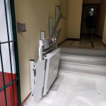 Salvaescaleras para comunidad en Sevilla