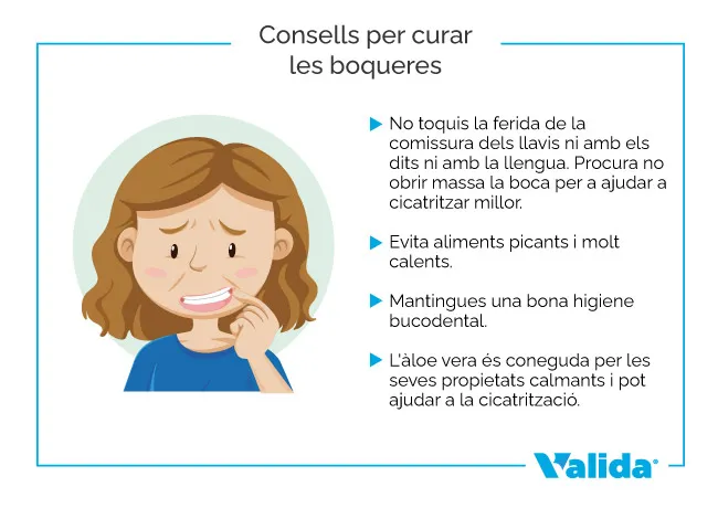 Consells per curar les boqueres