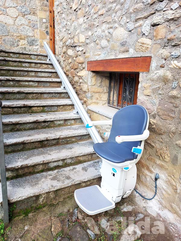 Silla salvaescaleras para exterior