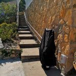 Salvaescaleras en exterior en Benidoleig