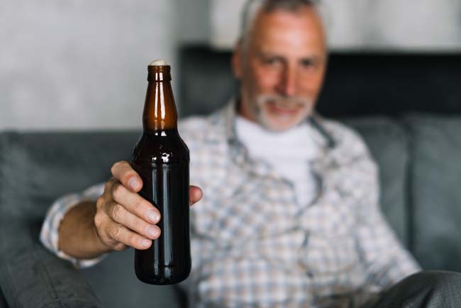 Consumo de cerveza en adultos mayores