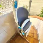silla salvaescaleras instalada en Alboraya