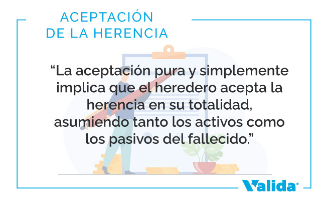 Qué es la aceptación de la herencia