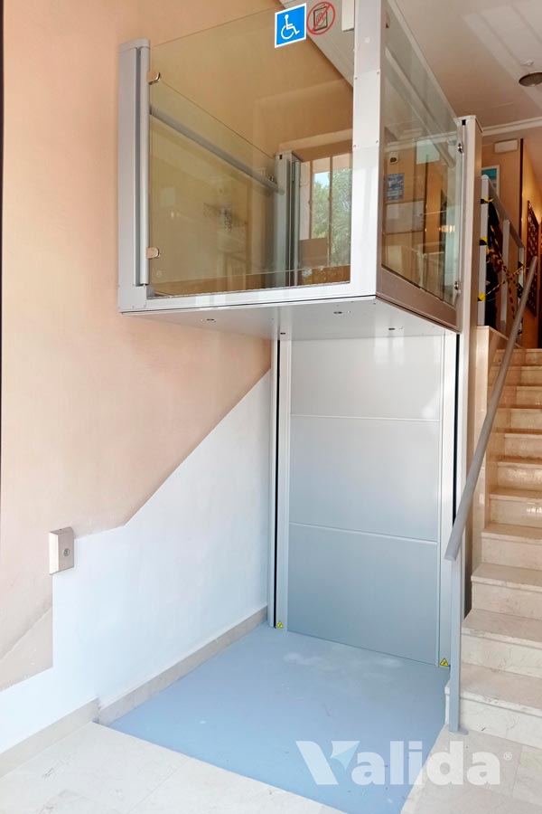 Elevador de cristal en Madrid