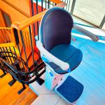 Silla salvaescaleras para escaleras curvas en Valencia