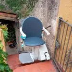 Silla salvaescaleras de exterior en Pons de Molins